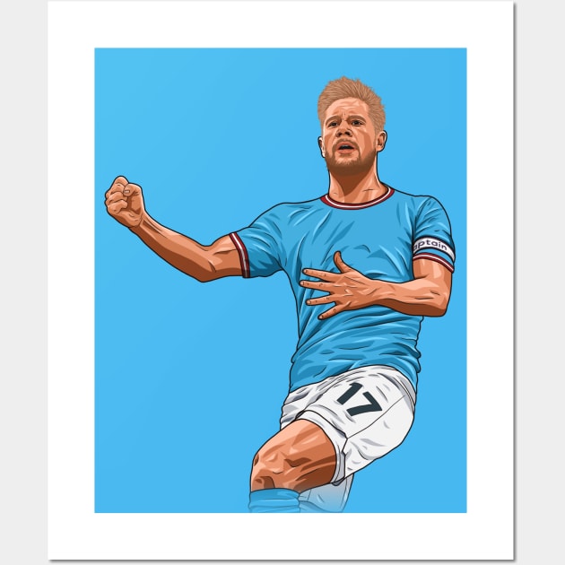 Kevin De Bruyne Wall Art by Ades_194